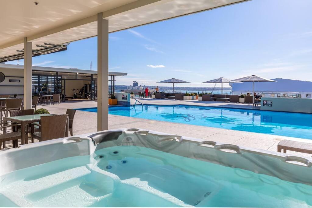 Heritage Haven By Viaduct Cbd - Pool Gym Tennis 오클랜드 외부 사진